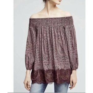 Anthropologie Vanessa Virginia Purple Augusta S